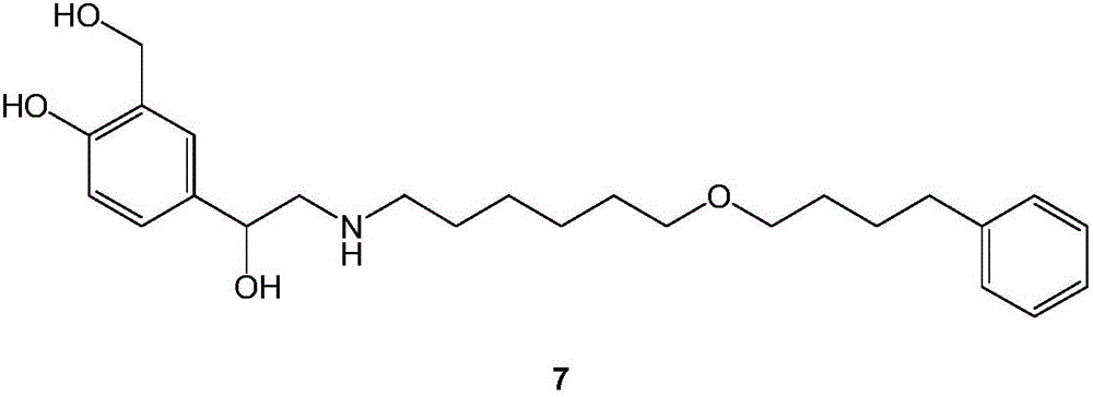 Preparation method of salmeterol base