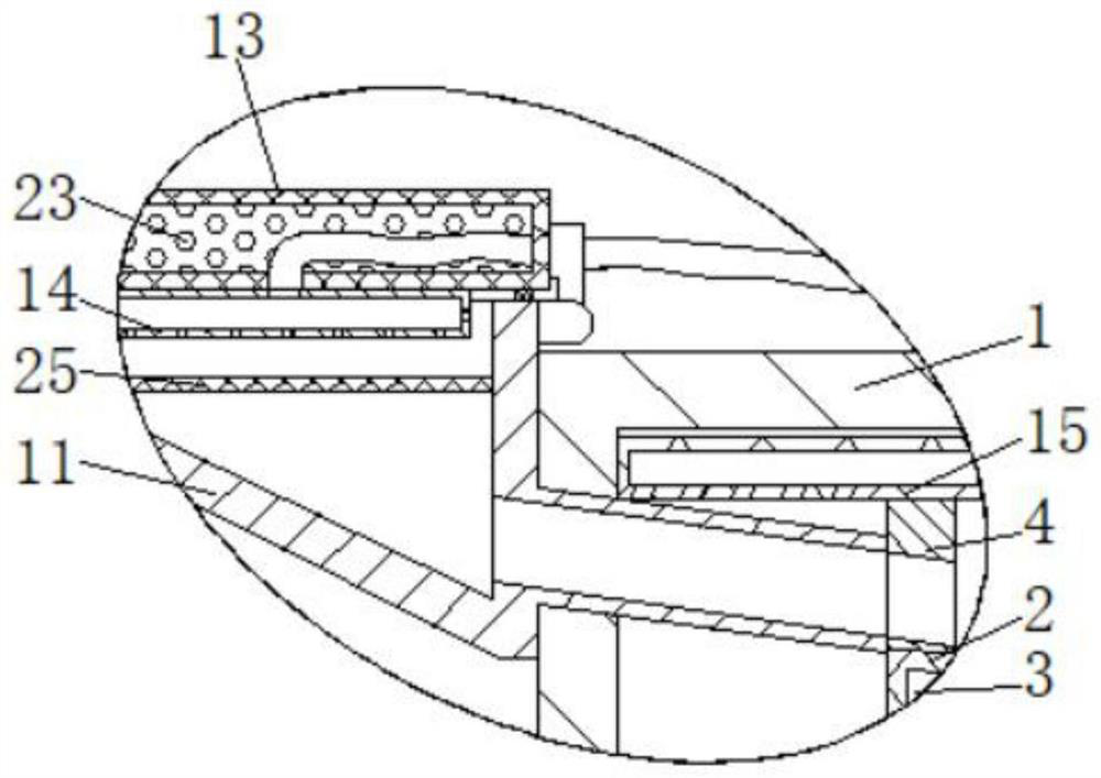 An environment-friendly domestic sewage treatment device