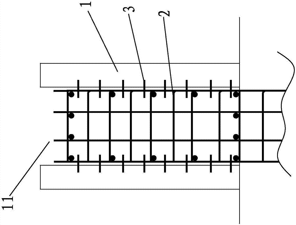 Construction method for whole stone-reinforced concrete combined stone-like column