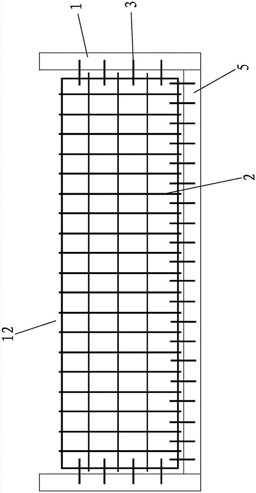 Construction method for whole stone-reinforced concrete combined stone-like column