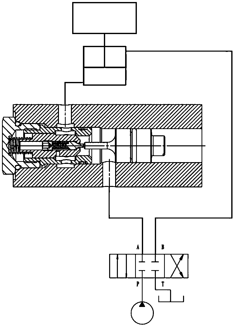 Hydraulic lock with pilot one-way valve
