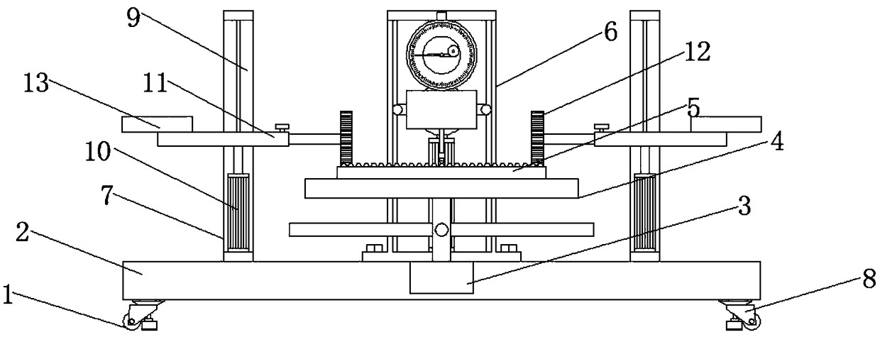 Surface gear machining measuring tool