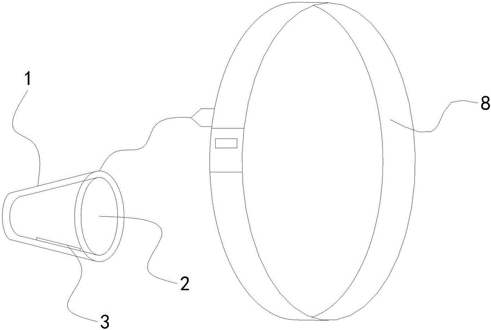 Finger clamp type detector