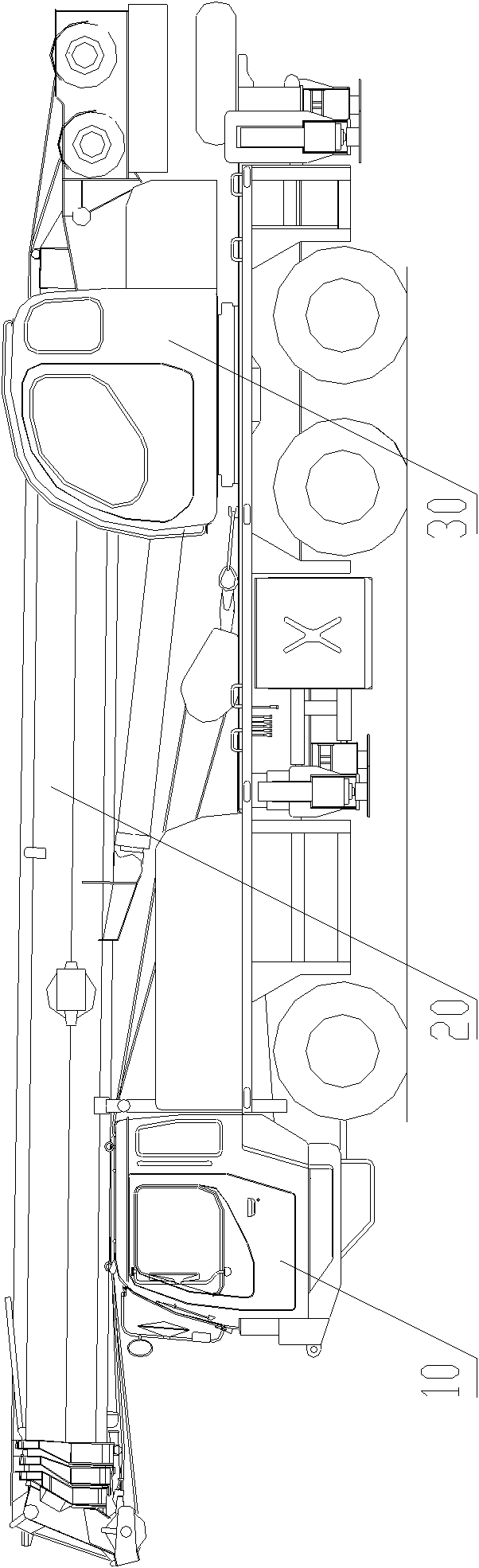 Crane as well as startup controlling method and system thereof