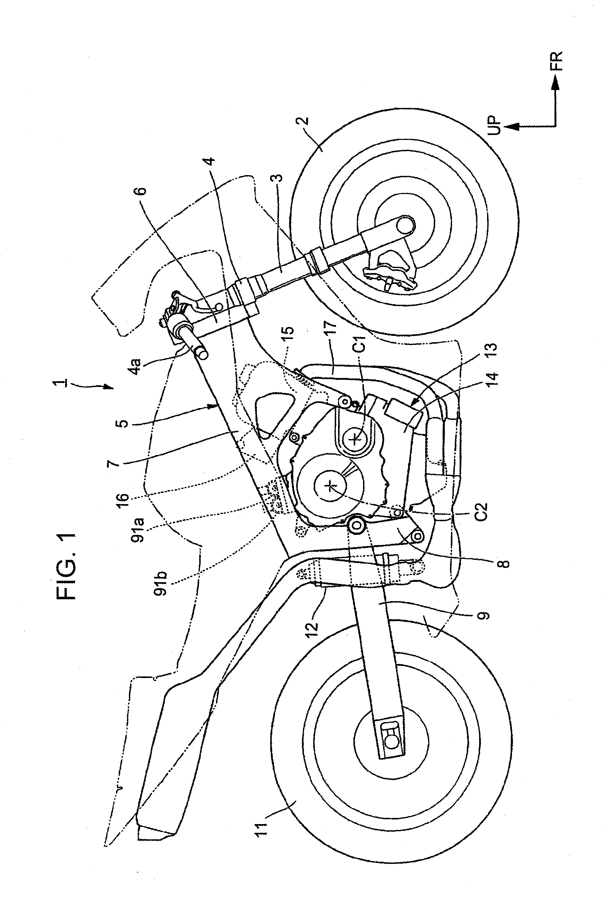 Speed change controlling apparatus for motorcycle