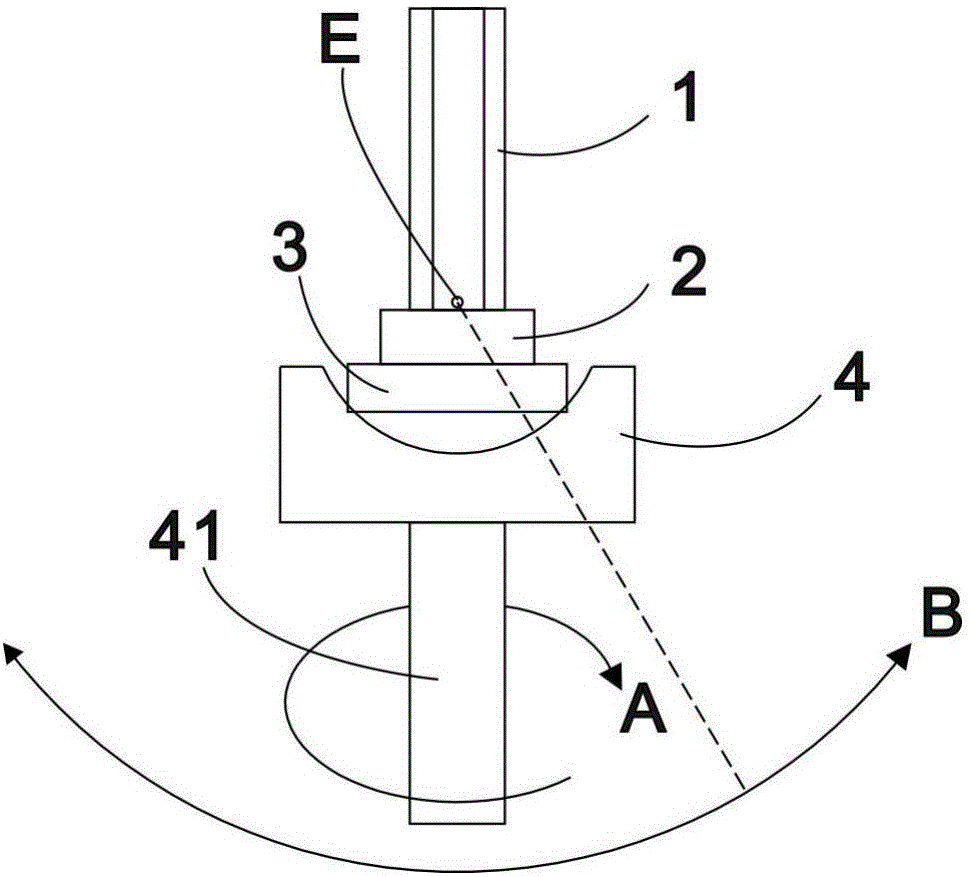 Chamfering device of optical wafer