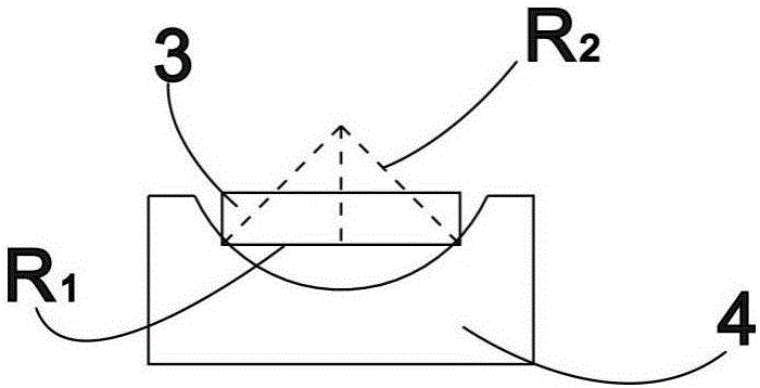 Chamfering device of optical wafer