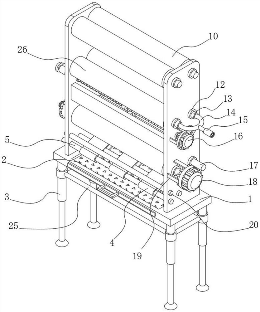 Hanging and cutting device