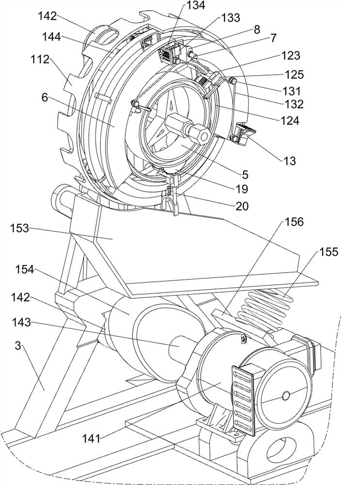 Fixed-length cutting-off equipment for computer host wire harness processing