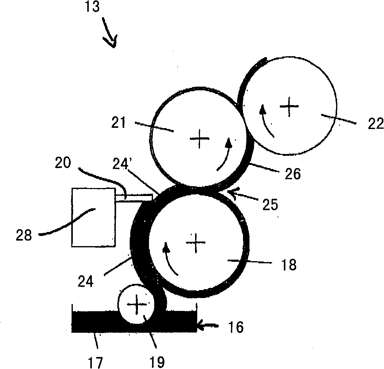 Method for operating inking device of printer