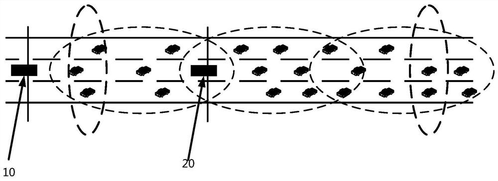 A method and device for determining the identity of a motor vehicle driver in transit