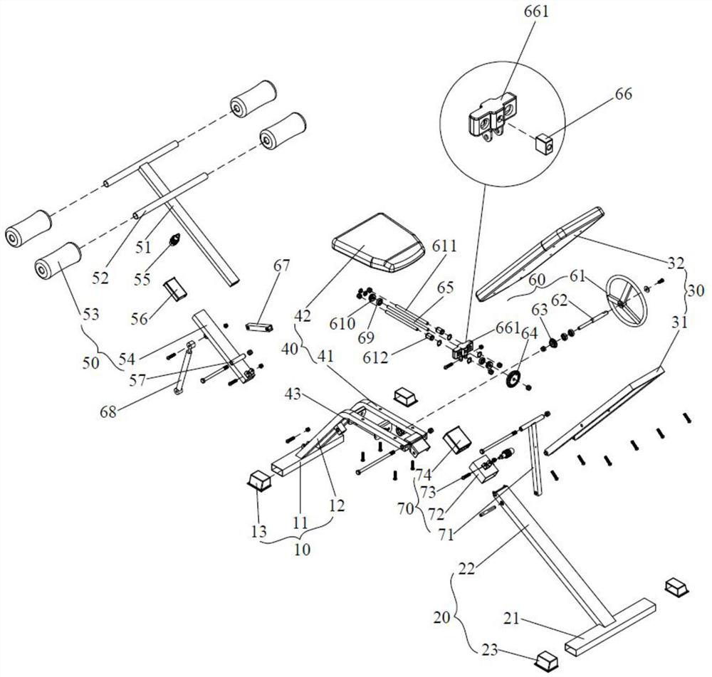 Leg rehabilitation training device