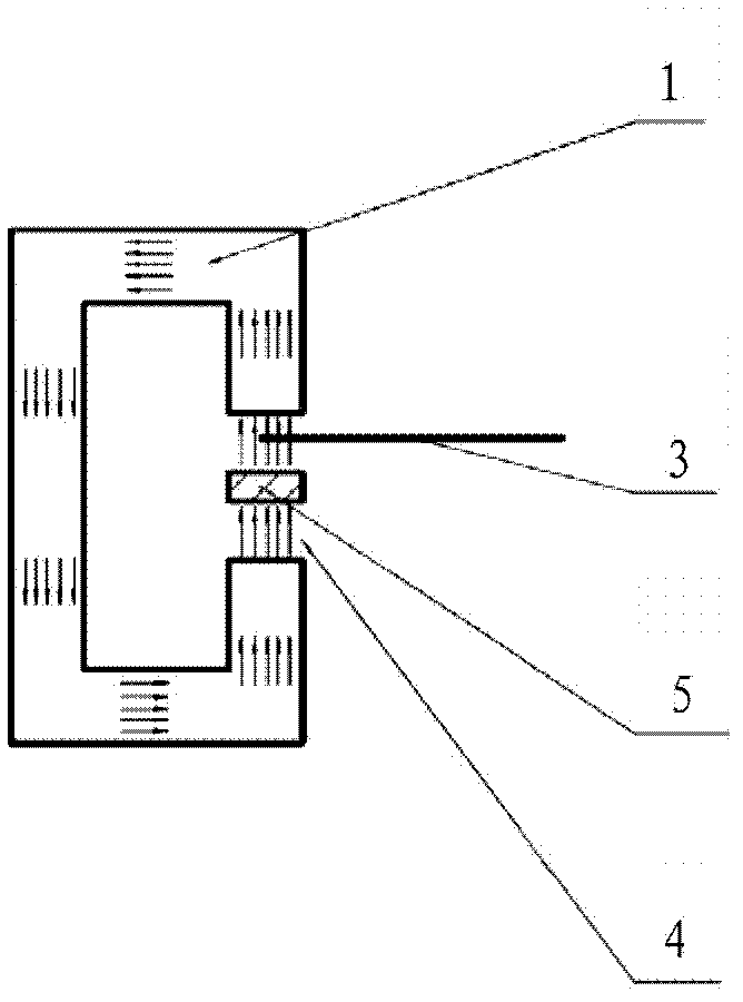 Device and method for detecting surface magnetic field intensity of permanent magnet