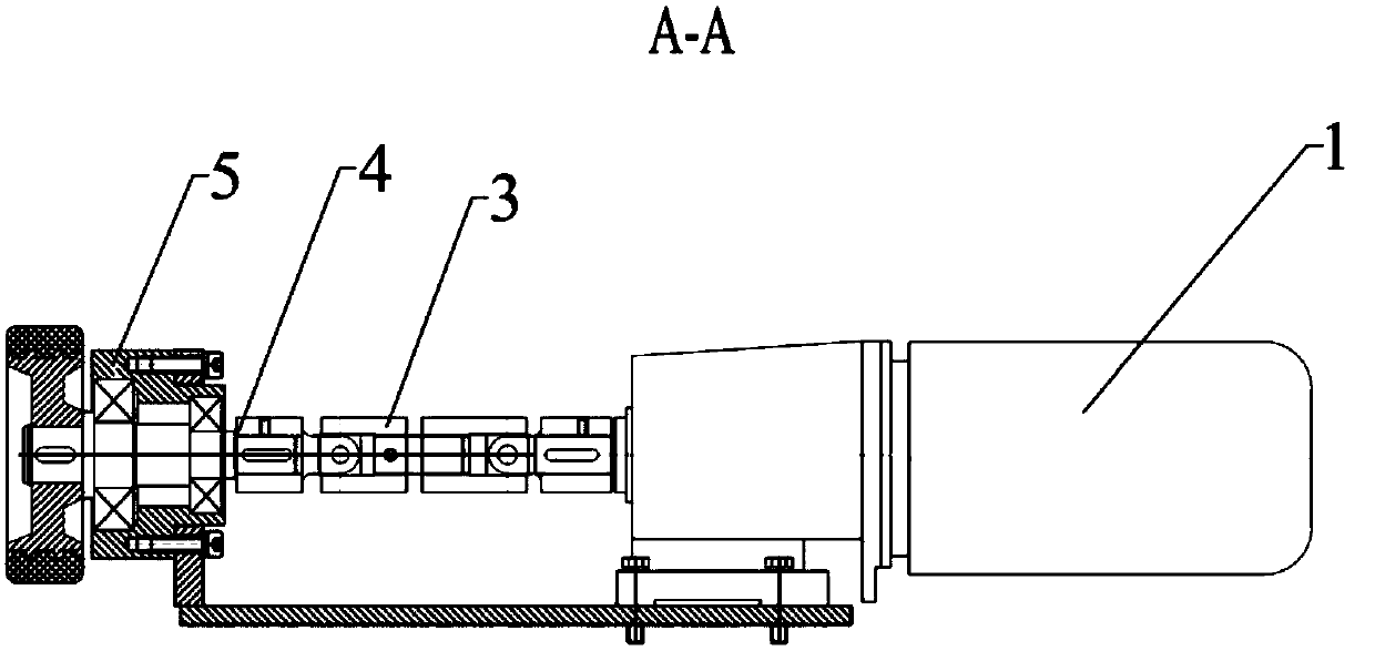 Two-wing revolving door self-aligning drive device