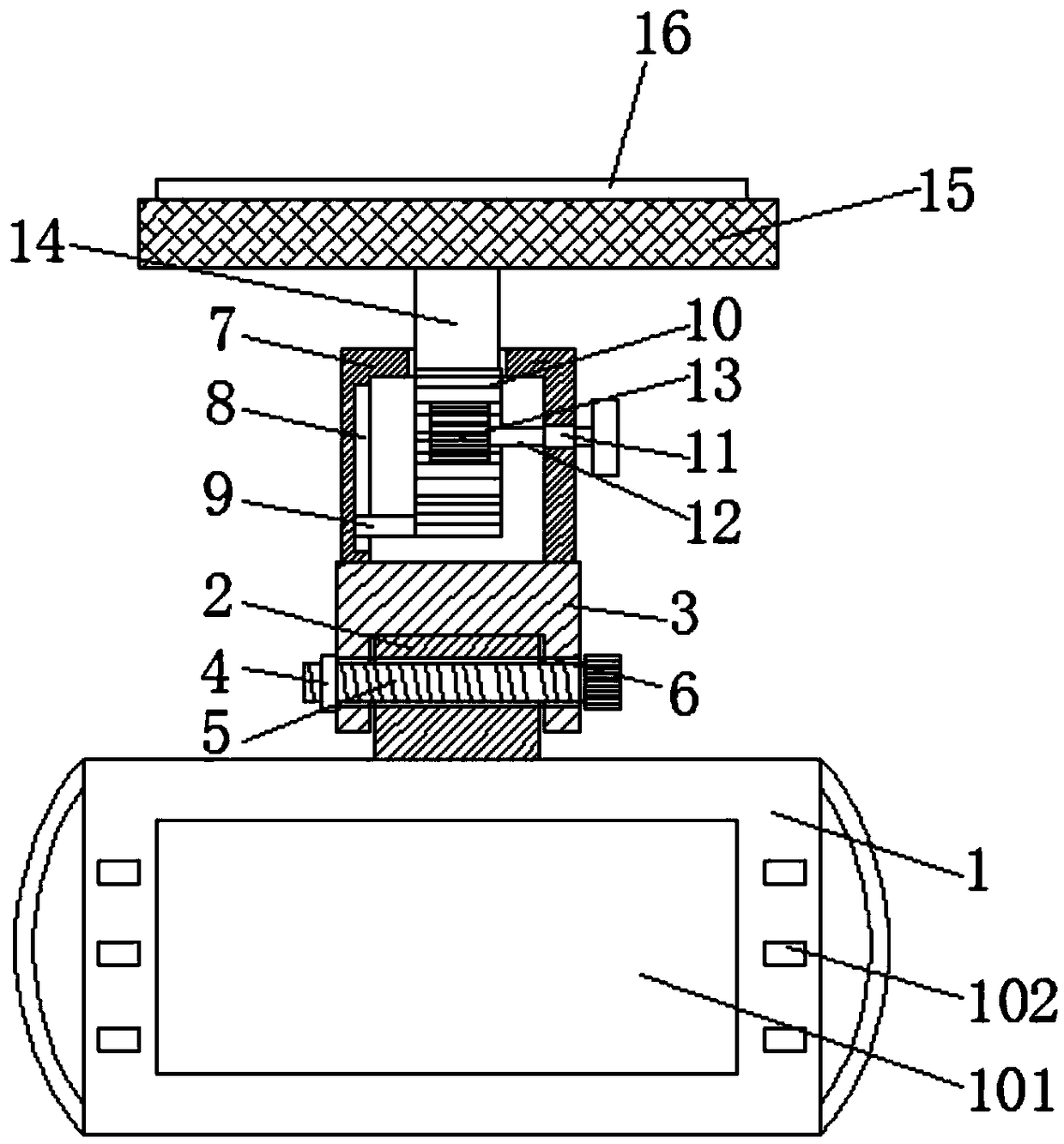 Angle-adjustable automobile data recorder