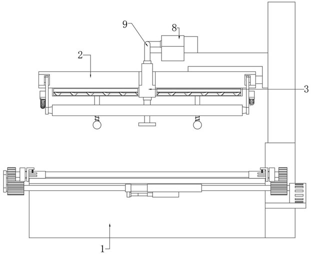 Rapid edge closing device for clothing processing