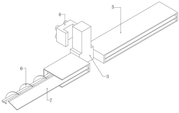 Rapid edge closing device for clothing processing