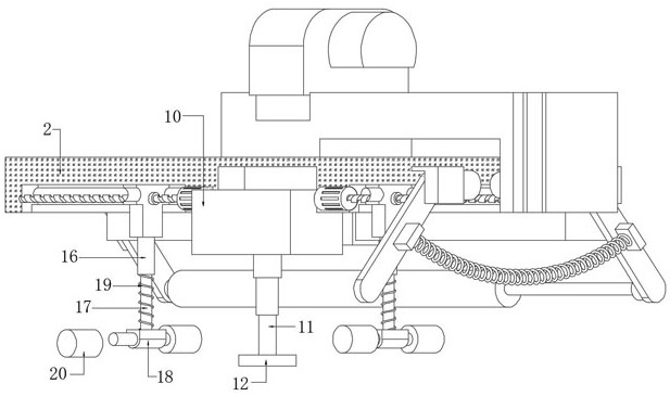 Rapid edge closing device for clothing processing