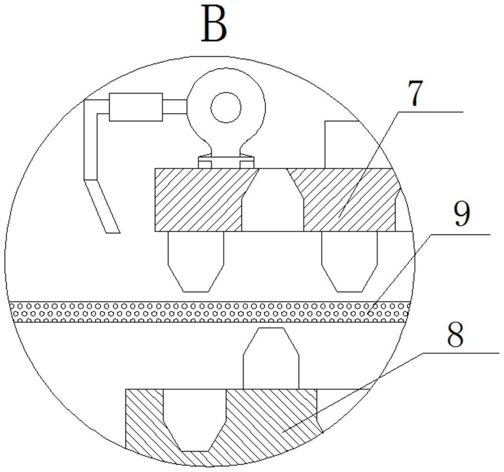 Efficient double-layer leather oscillation staking machine