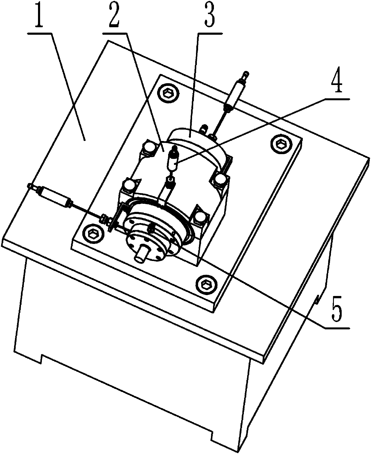 A high-speed grease testing machine