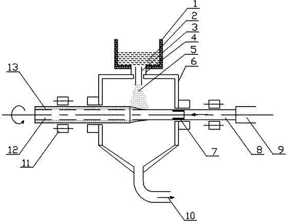 Steel-aluminum composite hydraulic prop and manufacturing method and device thereof