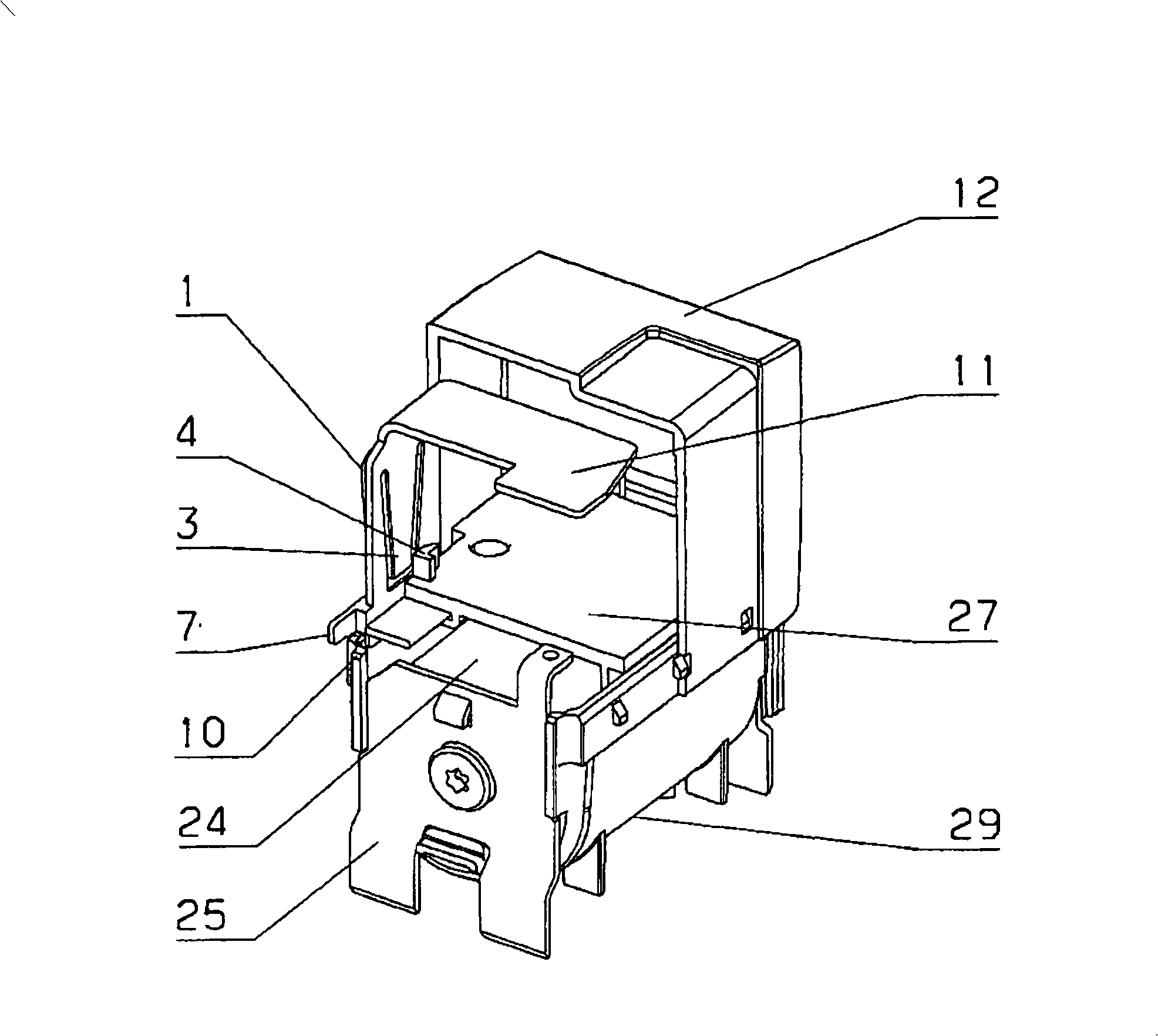 Pluggable surge arrester comprising one or several surge protection elements