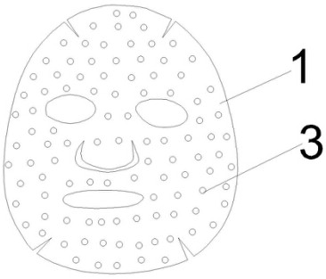 A high-content vitamin C separation mask and its preparation method