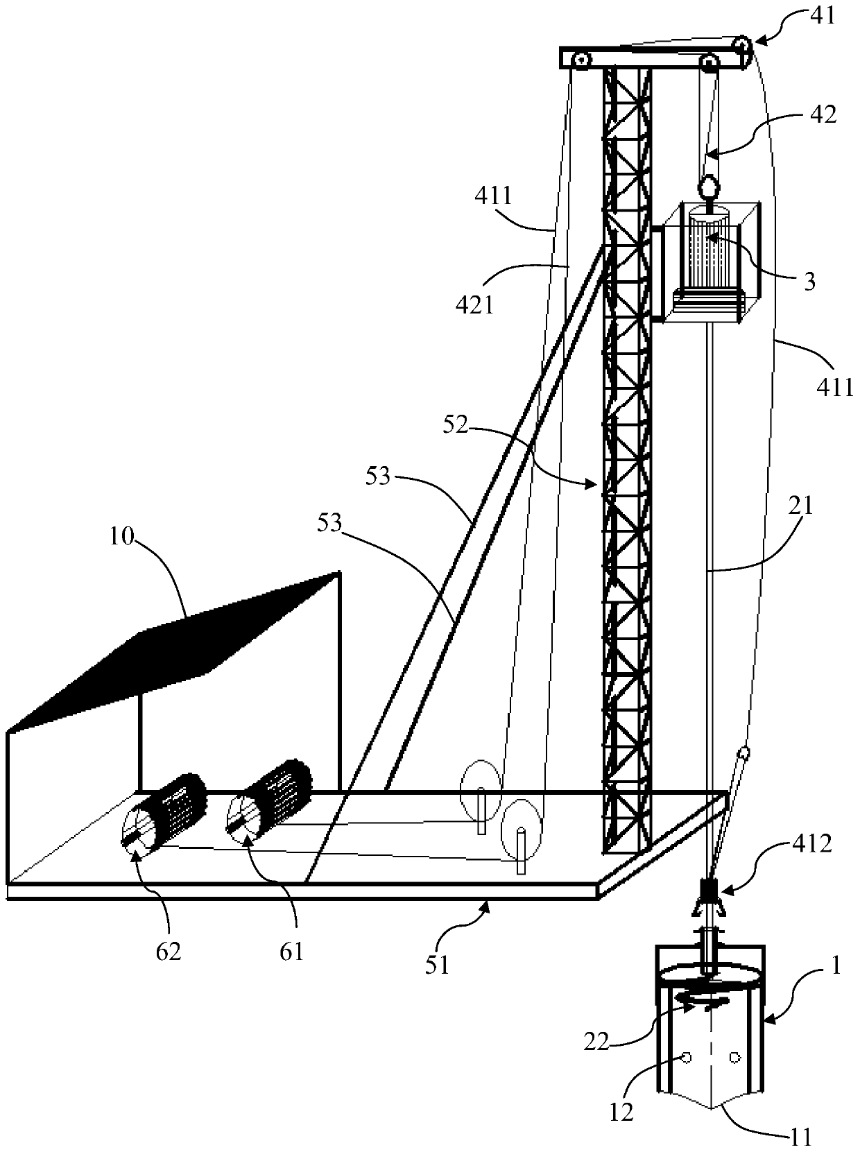 Hole forming device and construction method of bored pile in soft ground