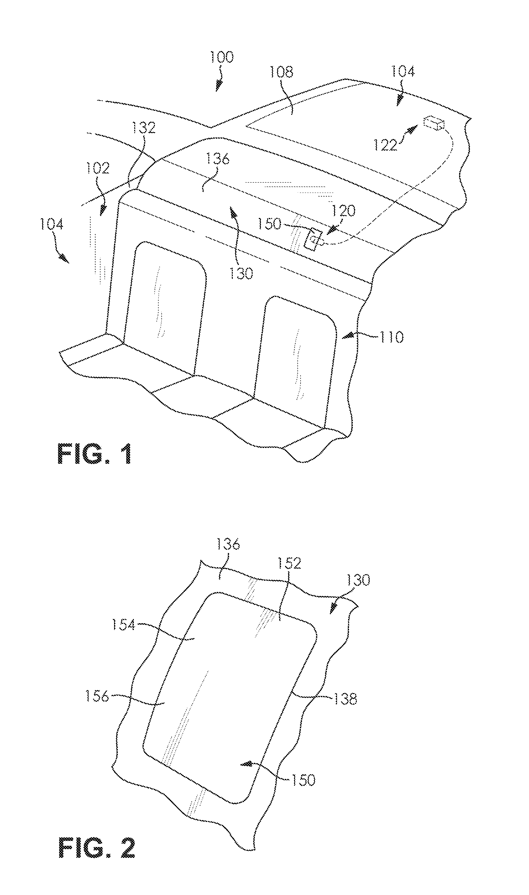 Vehicle interior lid for covering trunk lid unlocking mechanism