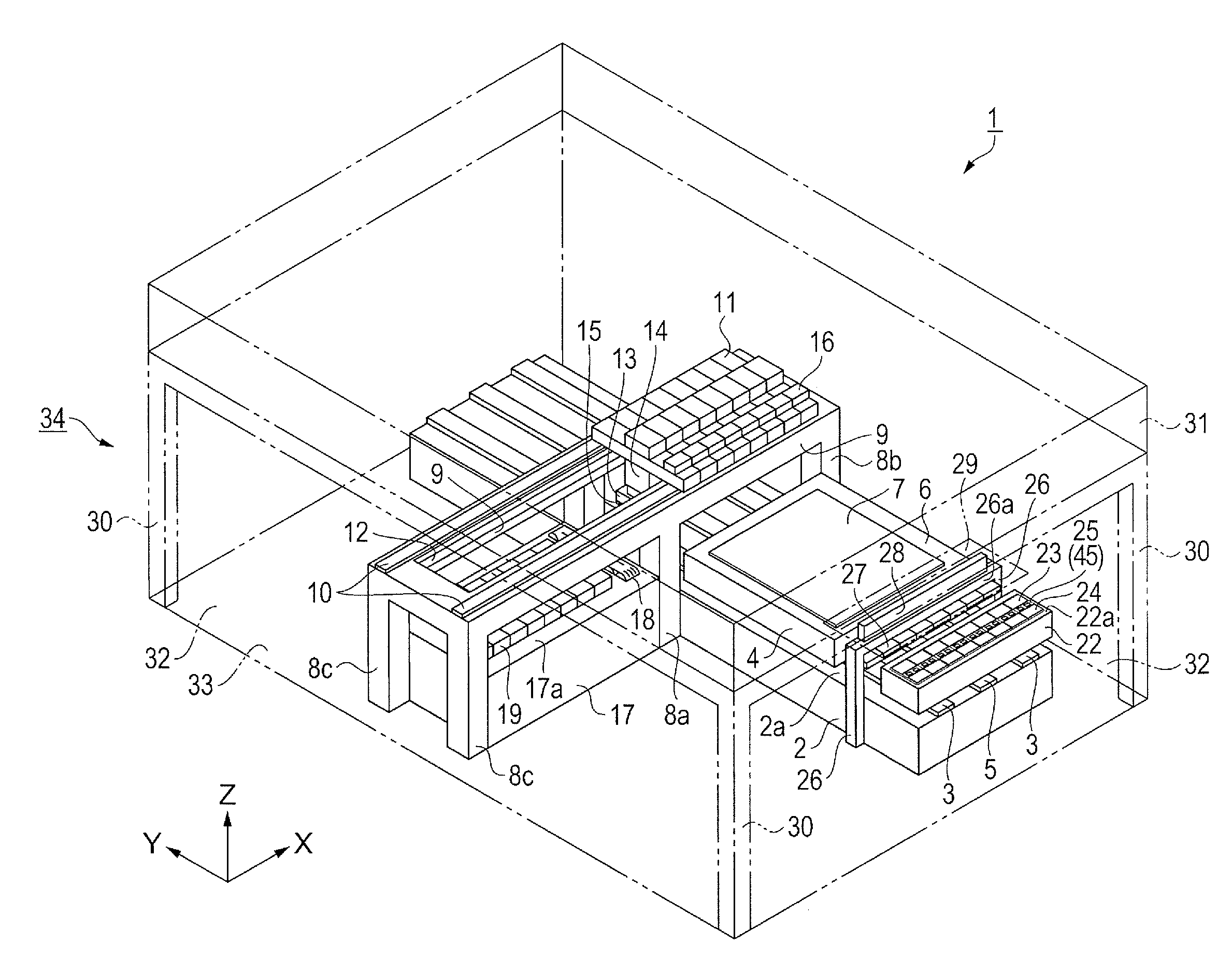 Weight measurement device, droplet discharge device, and weight measurement method