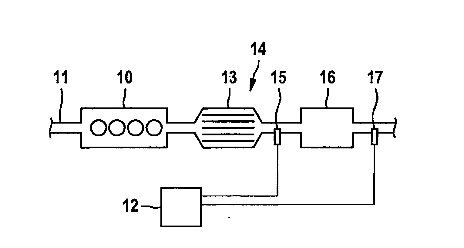 Method and device for monitoring a particulate filter