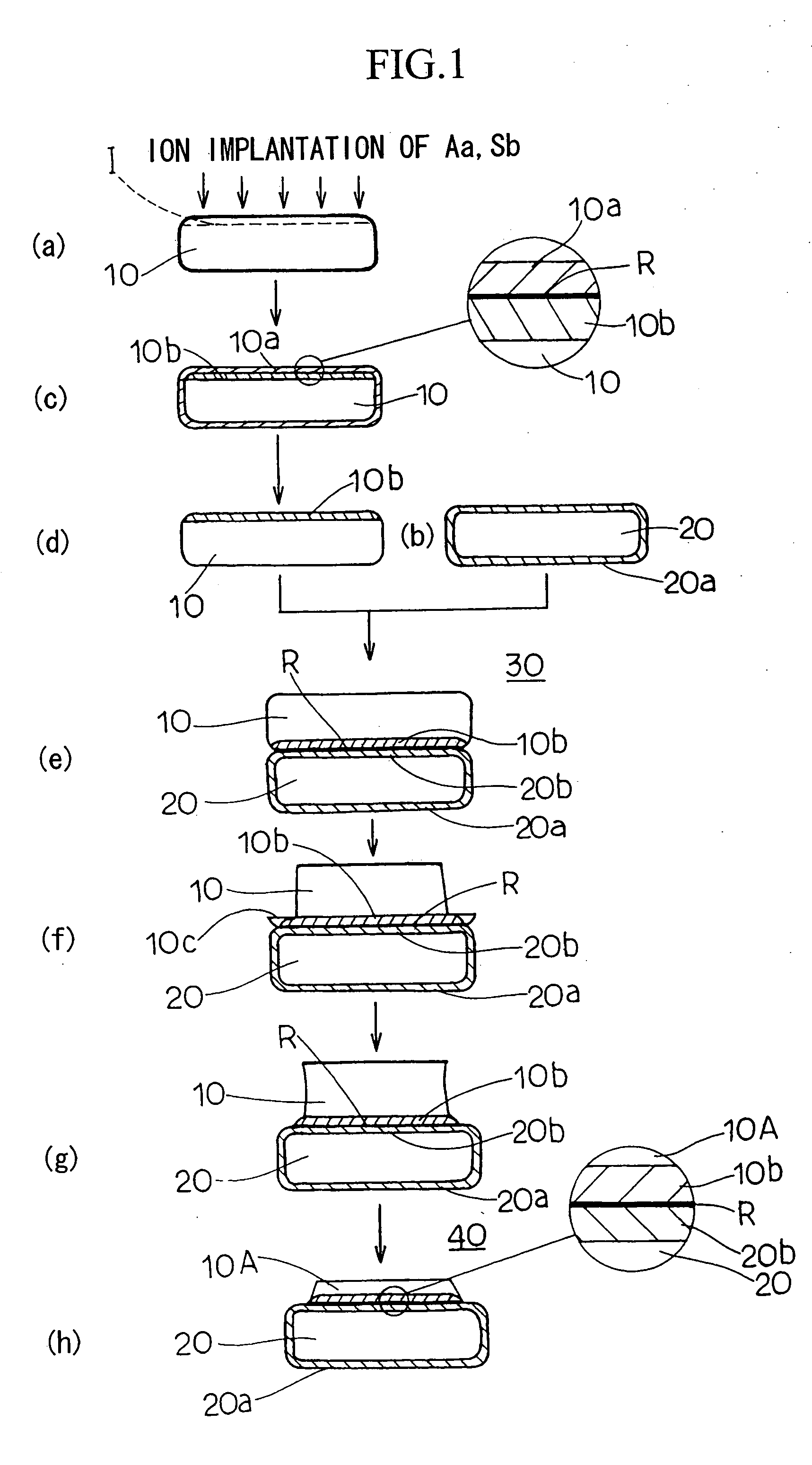 Bonded SOI substrate, and method for manufacturing the same
