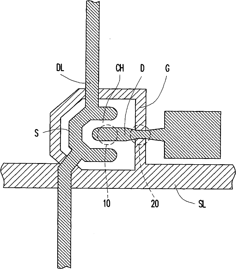 Thin film transistor, production method thereof and pixel structure