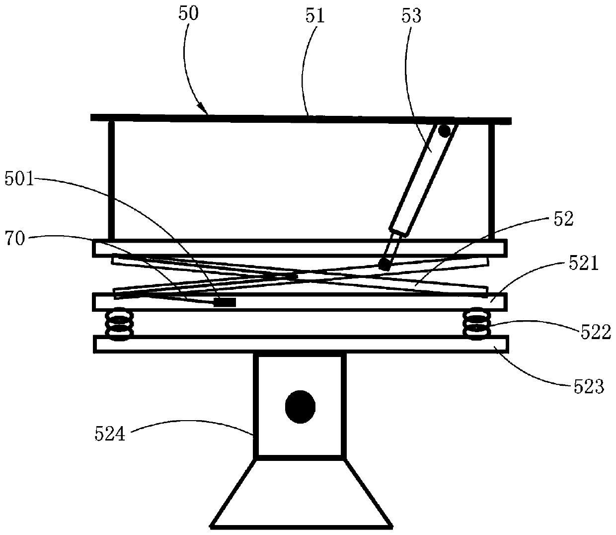 Gantry crane type farm machinery operation device