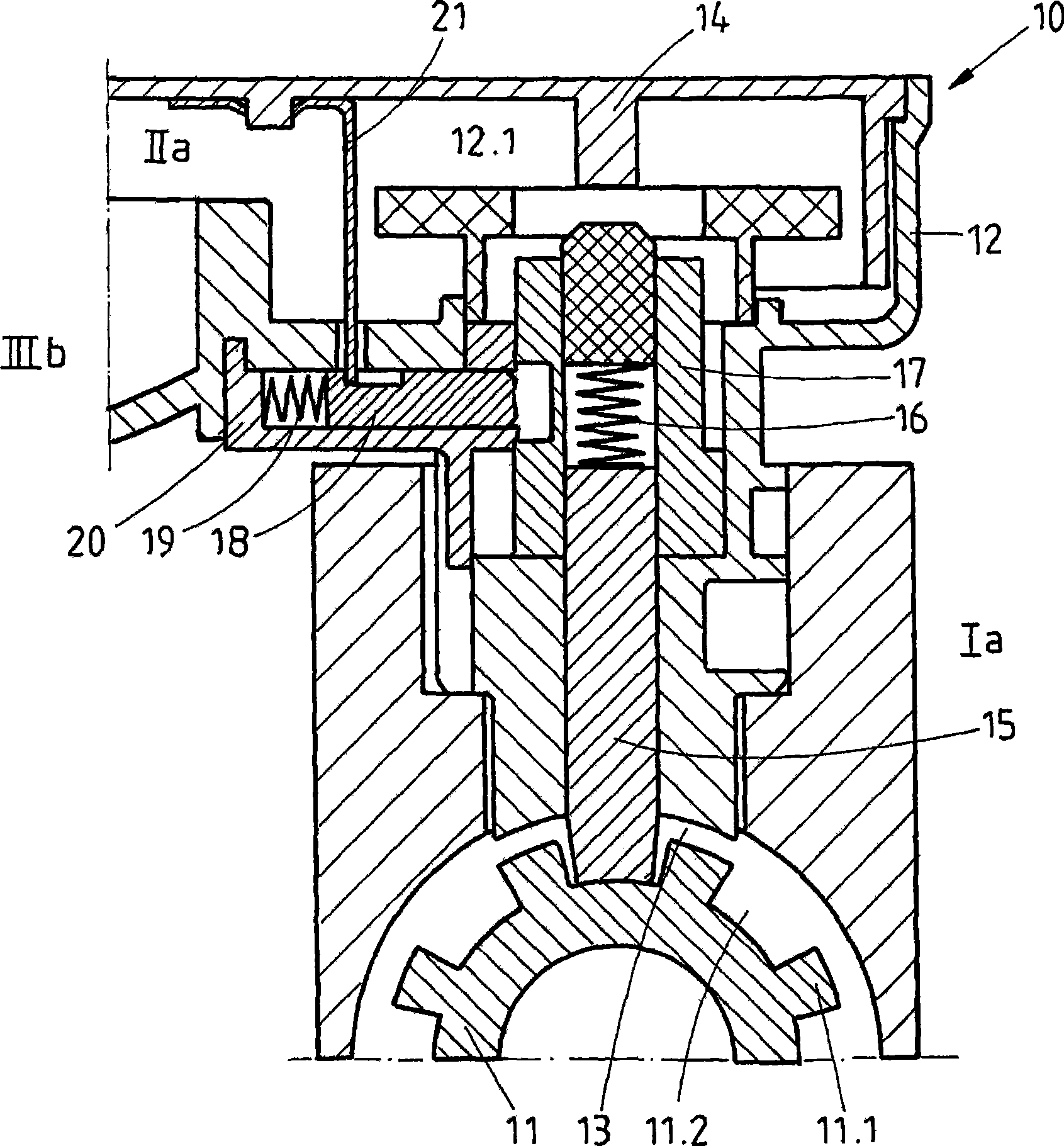 Locking device with a blocking element