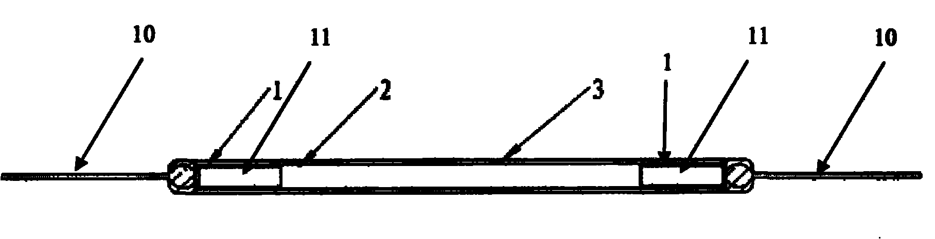 Energy-saving cold-cathode fluorescence lamp with long service life