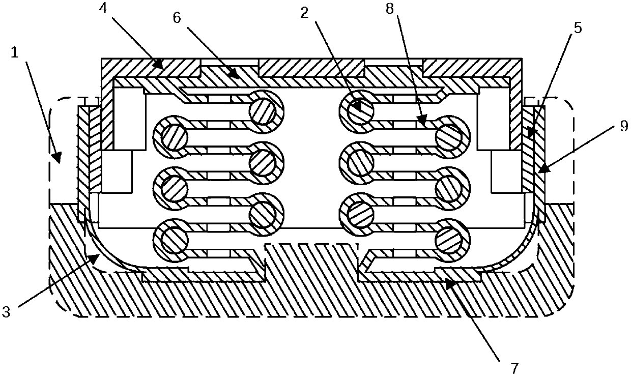 Elastic assembly of side bearing and manufacturing method of elastic assembly