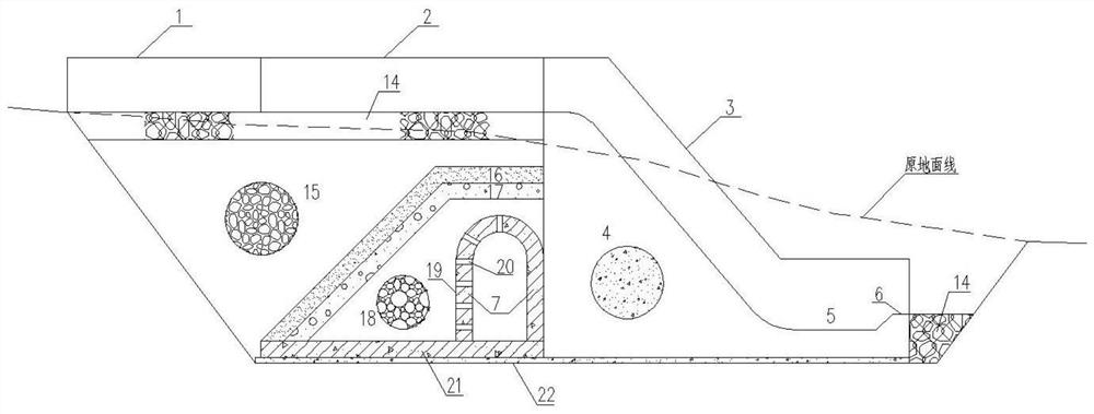 Underflow intercepting water intake structure and construction method