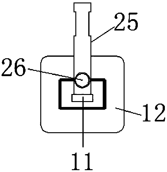 Automatic knocking type sampling device for soil detection