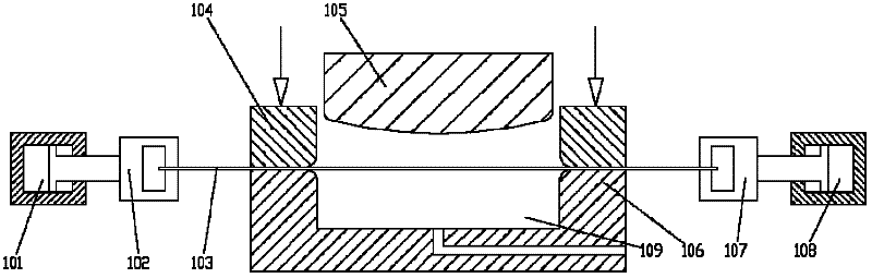 Drawing and hydraulic integrated forming method