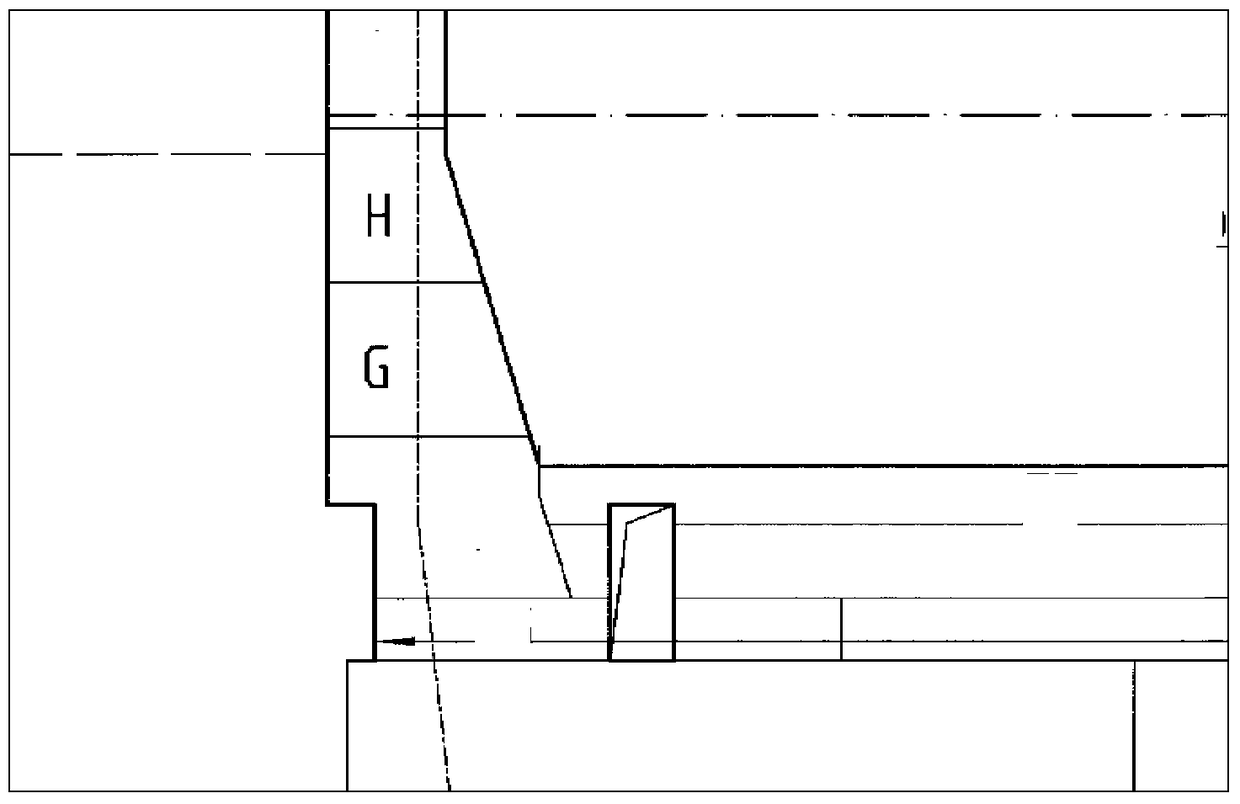 Construction method and self-compacting concrete used for ultra-large ring structure with variable cross-section