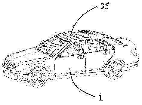 Motor vehicle with photovoltaic power generation device