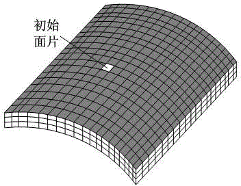 Skin roll-bending part sectional curvature analysis method