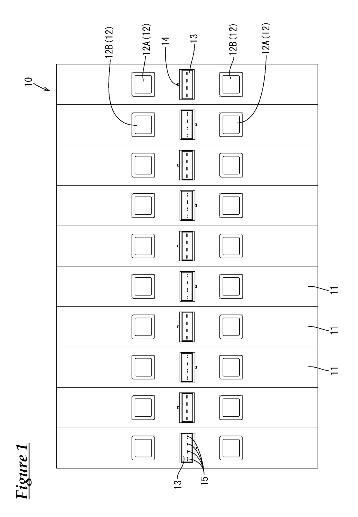 Structure for attaching temperature detection member to bus bar and wiring module