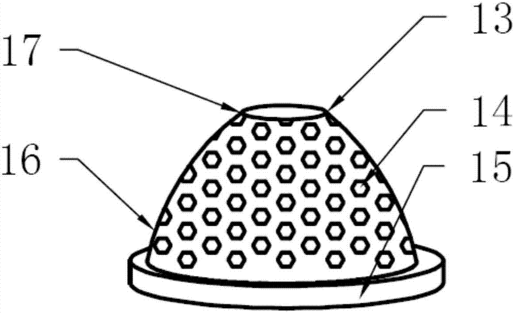 Automobile lampshade with light scattering function