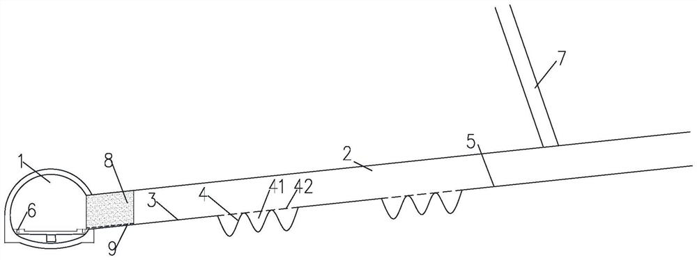 A groove-type inclined shaft, tunnel structure and design method for preventing sand inrush during operation period