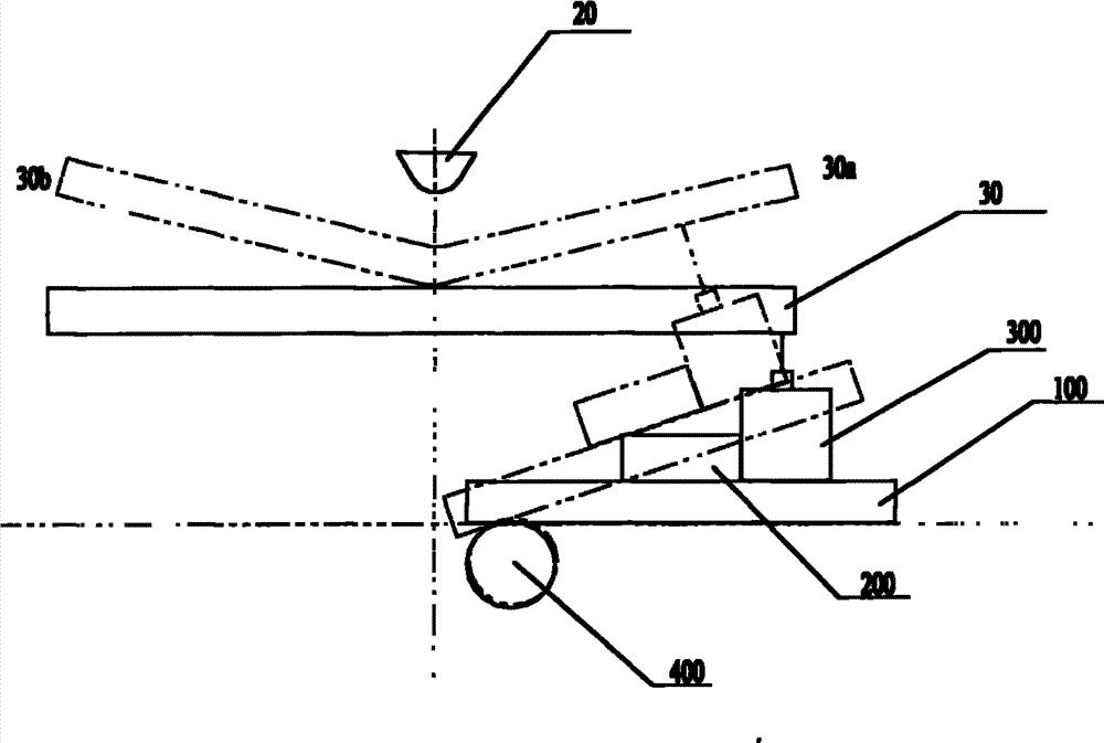 Device and method for measuring bending angle of bent piece