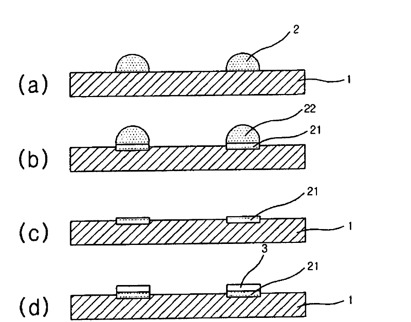Method for preparing solar cell electrodes, solar cell substrates prepared thereby, and solar cells