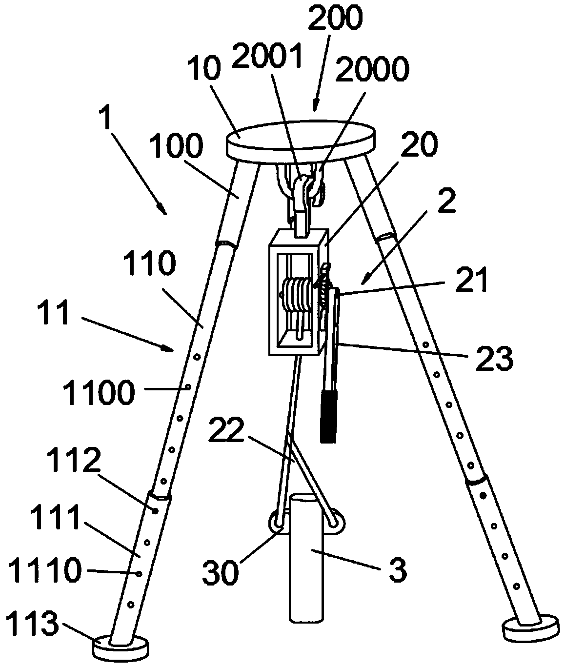 Rapid pile pulling device and pile pulling method thereof