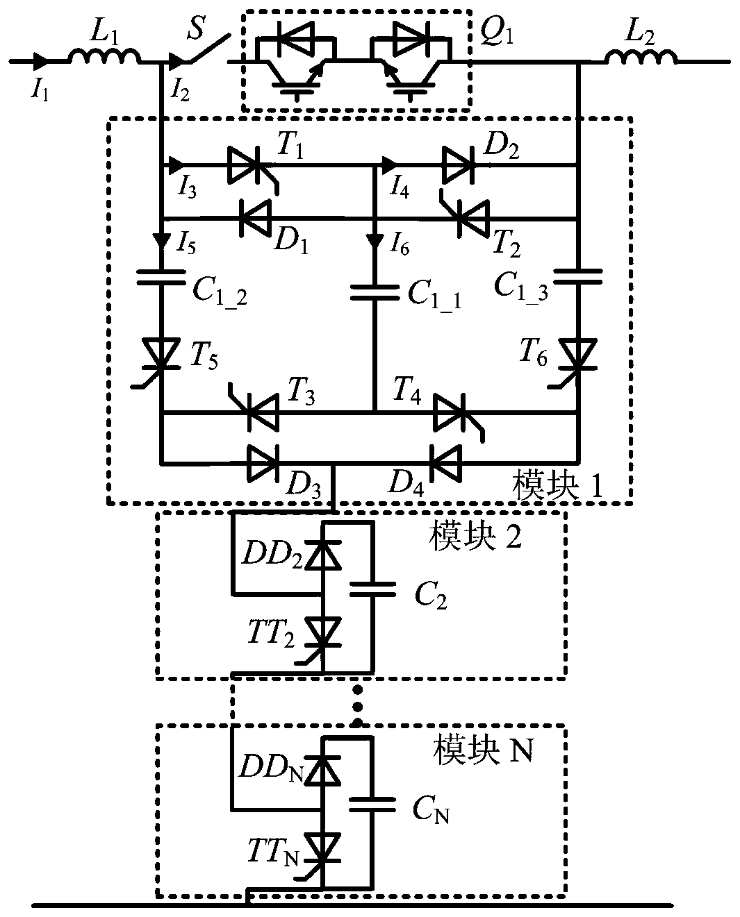 A capacitor-type hybrid DC circuit breaker for DC power grid and its control method